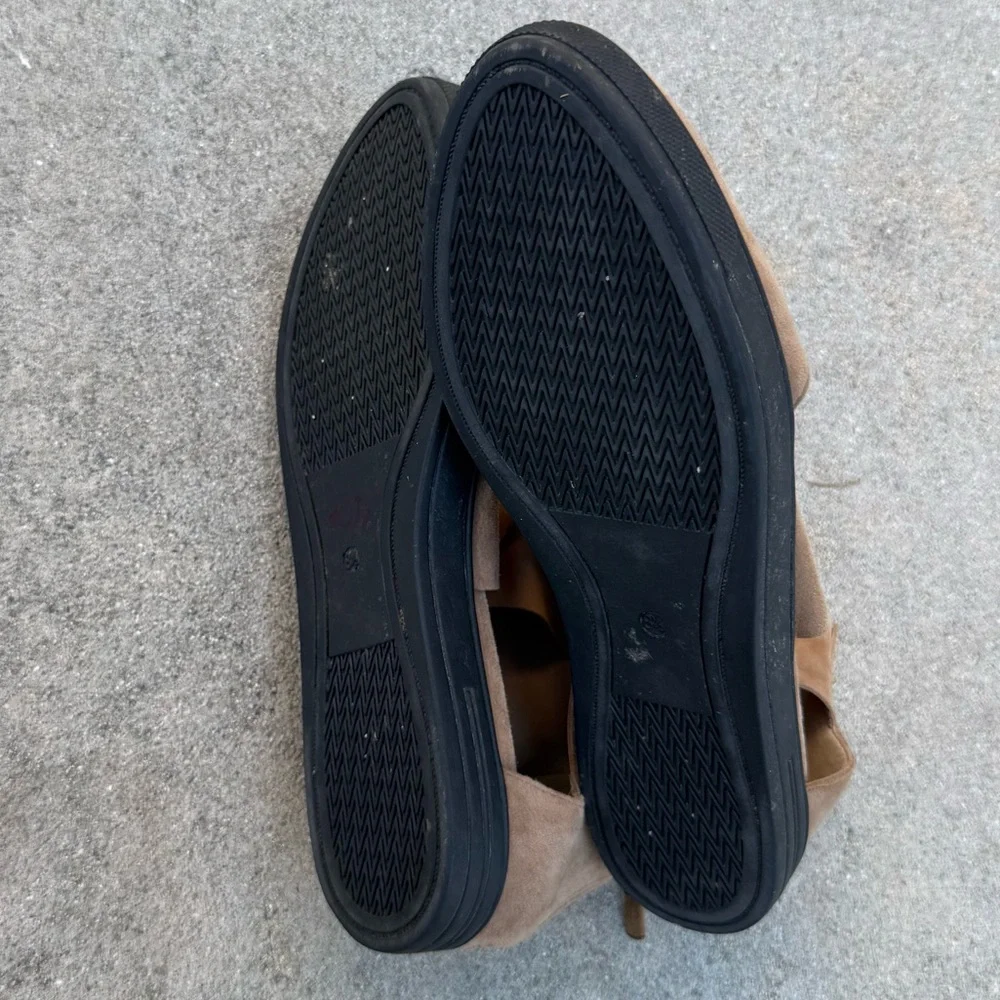 Eileen Fisher suede sandals carver criss cross preloved size 8.5 - Picture 6 of 8